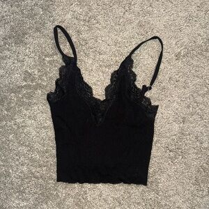 F21 Black Lace Bralette/Tank